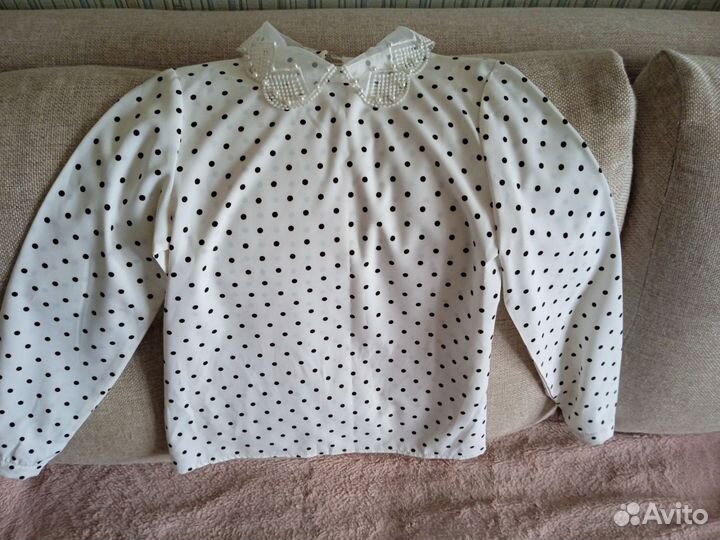 Блузка белая для девочек