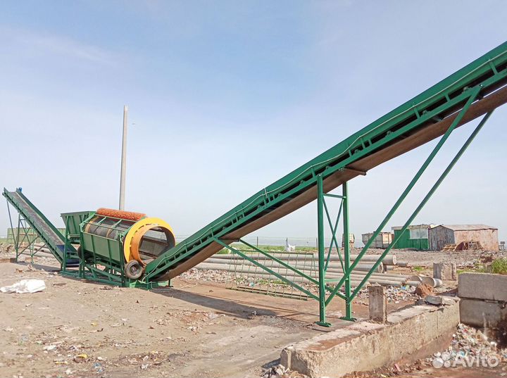 Сортировочный комплекс на базе барабанного грохота