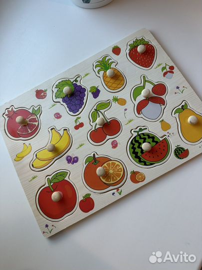 Рамка-вкладыш фрукты