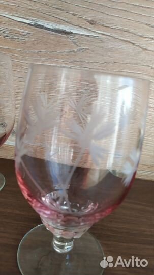 Стаканы, рюмки разные (наборы хрусталь, стекло)