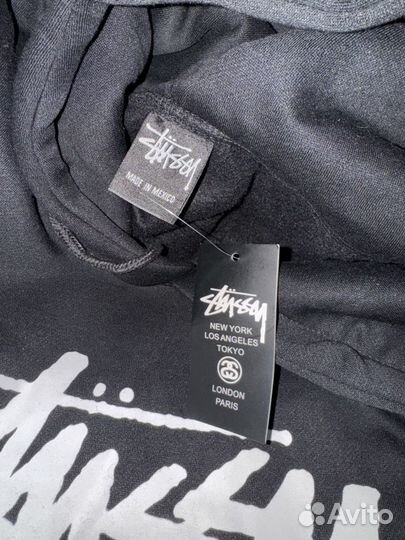 Худи stussy черная