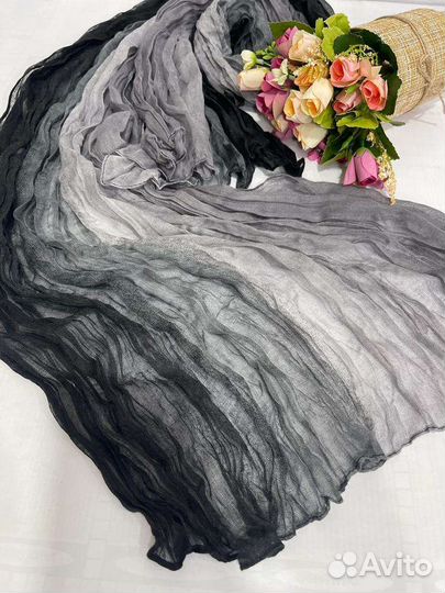 Шарфы жатка, муслиновые шарфы, шарфы бамбуковые