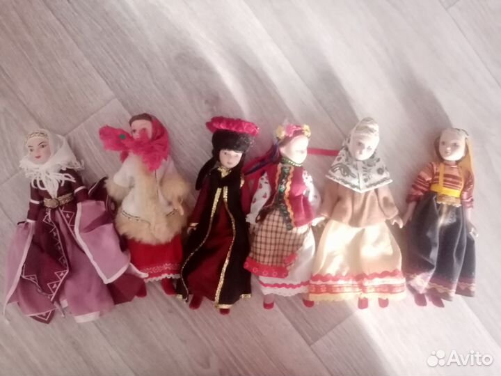 Куколки коллекционные из керамики