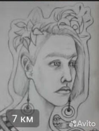 Портрет по фото карандашом
