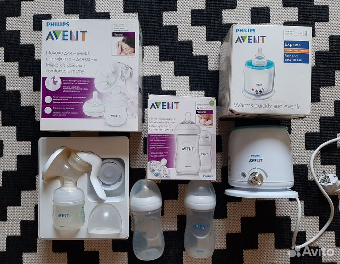 Молокоотсос avent, подогреватель бутылочек