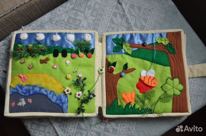 Детская развивающая книга