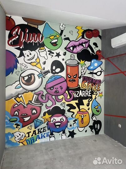 Художник Уфа. Роспись стен. Граффити