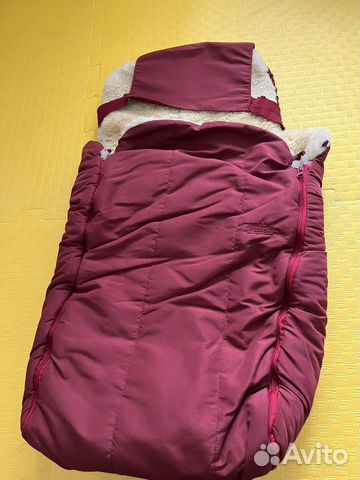 Меховой конверт в коляску овчина