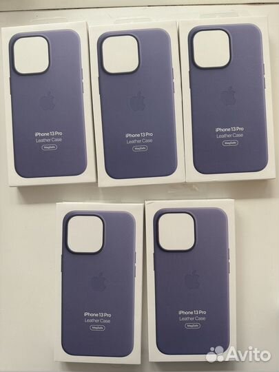 Чехол iPhone 13 Pro кожа оригинал новый