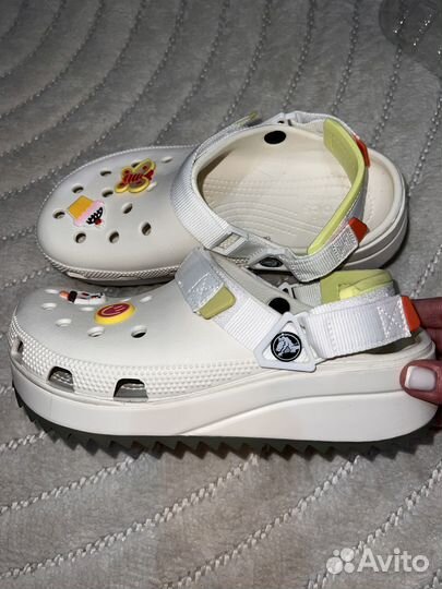 Сабо Crocs Hiker новые белые 39/40