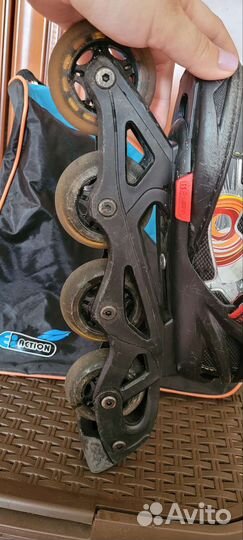 Роликовые коньки раздвижные 31-36 с сумкой