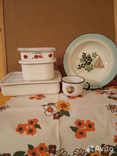 Посуда эмалированная. СССР