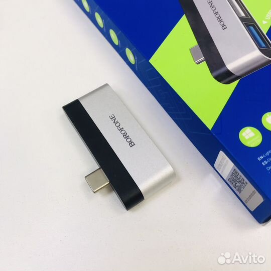 USB хаб адаптер Type-C 3 порта USB 3.0+USB 2.0 DH1