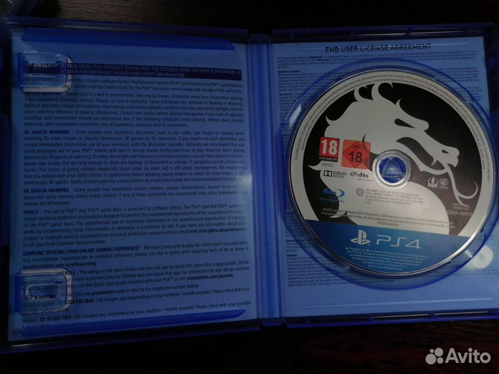 Mortal kombat x ps4 диск