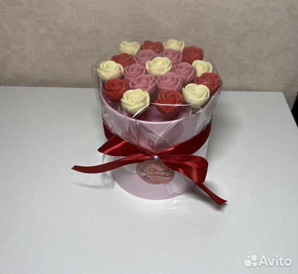 Шоколадные розы,шоколадные цветы,буквы