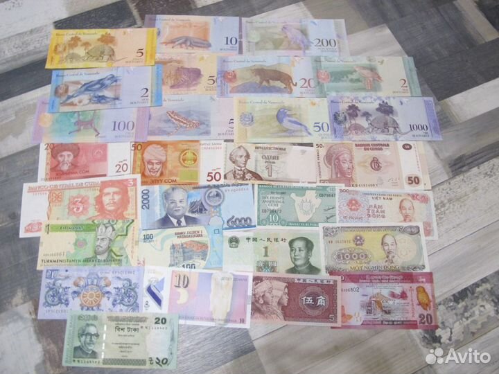 Банкноты купюры мира