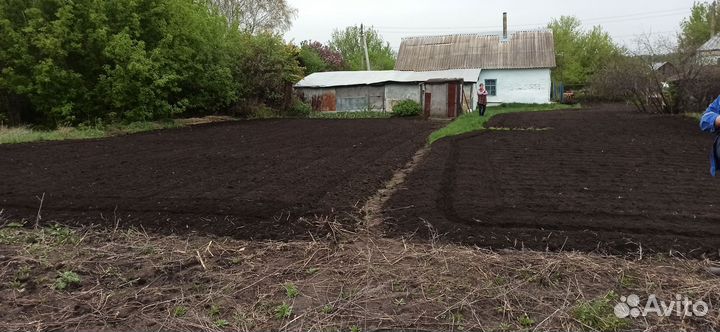 Покос травы, вспашка мотоблоком, опилка деревьев