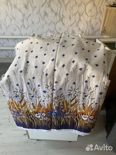 Ткань натуральный шелк СССР