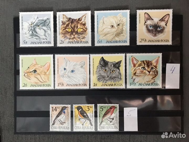 Марки разных стран. Животные. Фауна