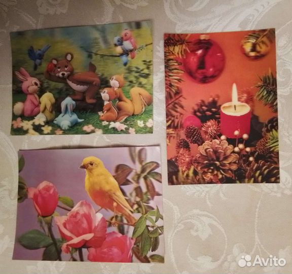 Открытки стерео Япония винтаж СССР