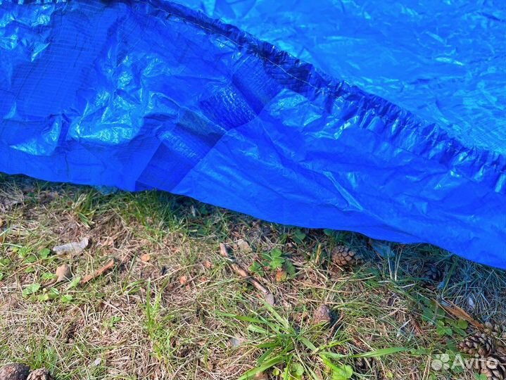 Натяжной тент купол для бассейна крышка круглый