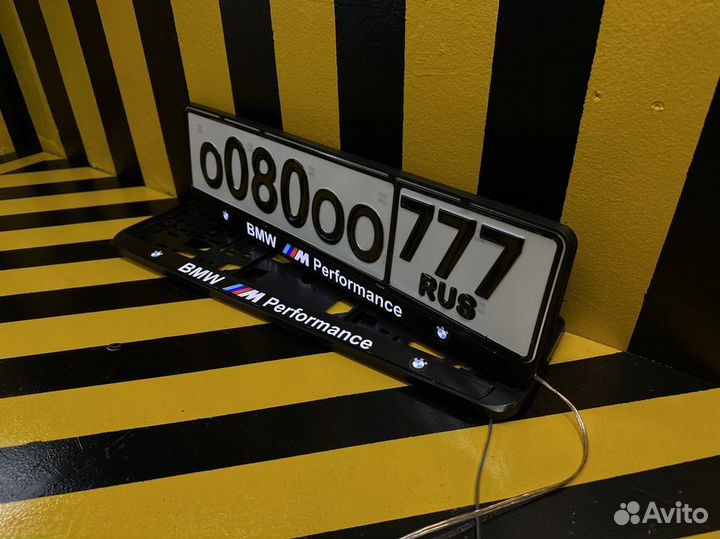 LED рамка номера с вашим дизайном