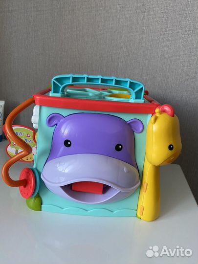 Fisher price музыкальный развивающий куб