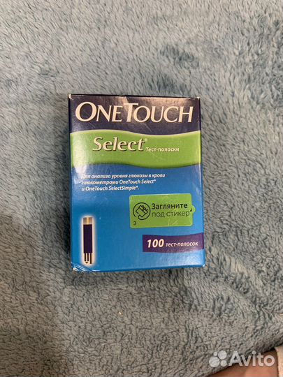 Тест полоски one touch select