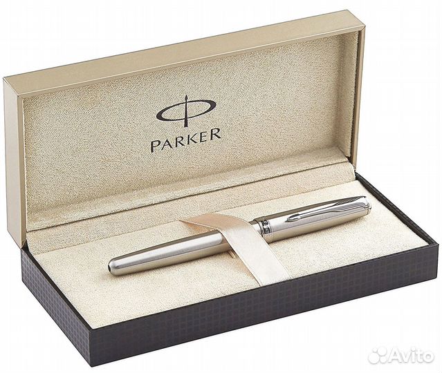 Перьевая ручка Parker Sonnet F526, цвет: St. Steel