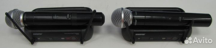 Микрофоны Shure SM58 PGX GLX 2шт Вокал Радио Pro