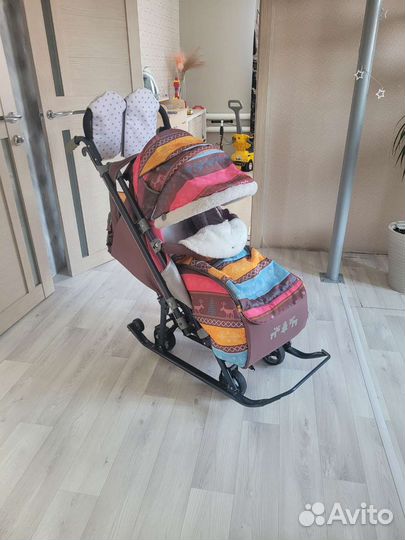Санки коляска ника 7 3