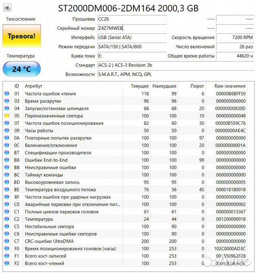 Жесткий диск 2тб
