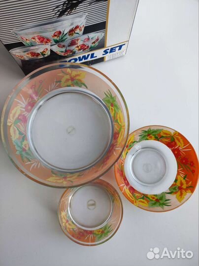 Набор из 3-х салатников (Индонезия)