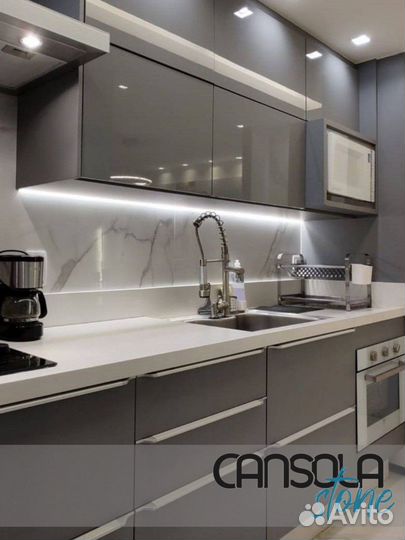 Столешница для кухни из искусственного камня