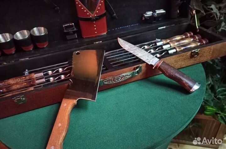 Подарочный набор шампуров элитный