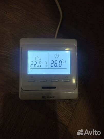 Терморегулятор для теплого пола ekf ett-1