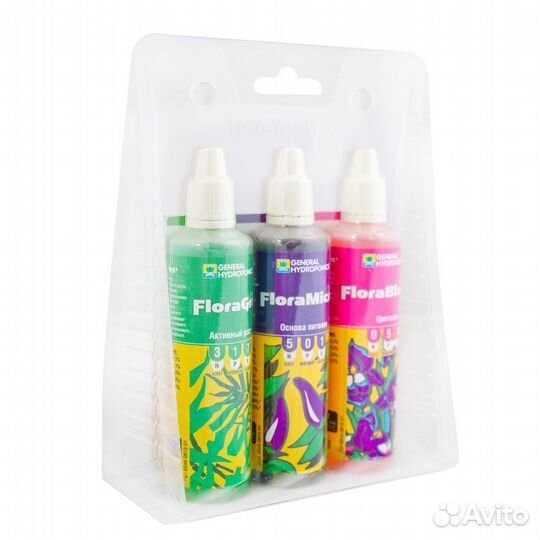 Комплект удобрений Flora Series GHE 3x60мл