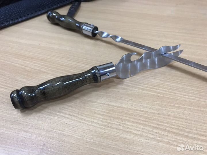 Нож вилка для снятия шашлыка
