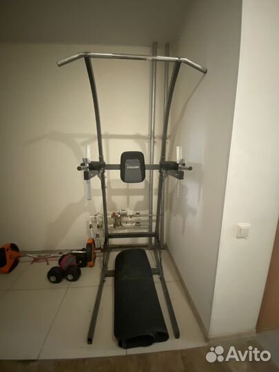 Турник брусья пресс 3 в 1 напольный torneo