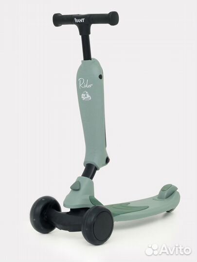 Беговел-самокат Rant Rider светящиеся колеса