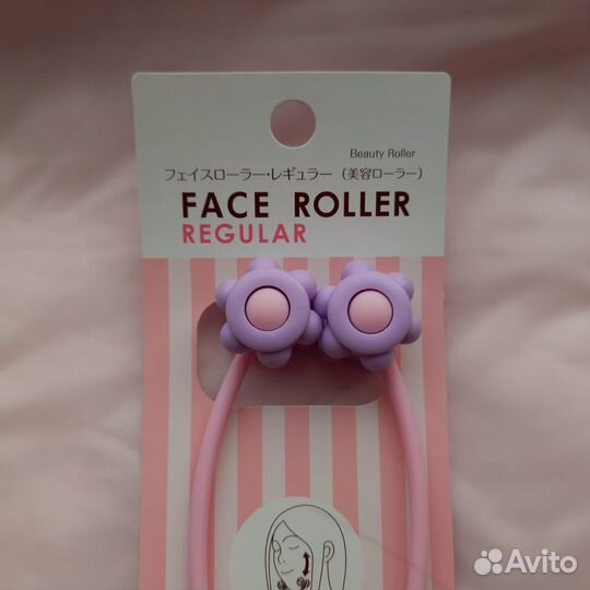 Японский роликовый массажер для лица