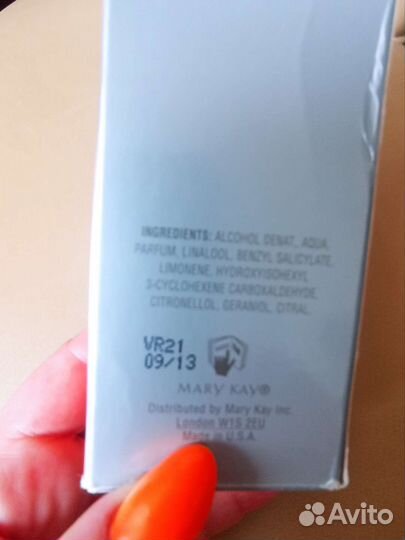 Mary Kay Франция, снятость парфюмерная вода