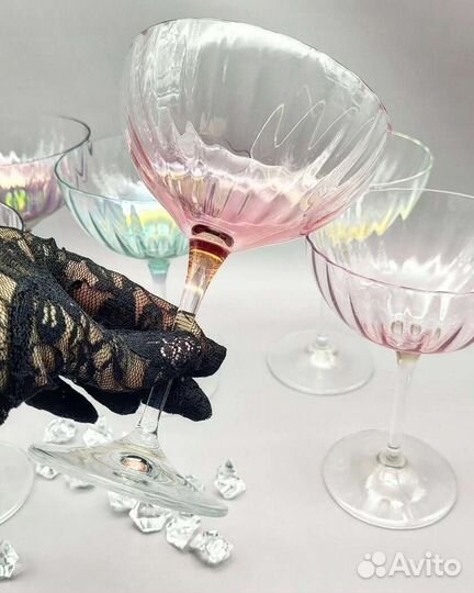 Фужеры,Креманки Богемия