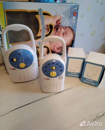 Радионяня с ночником, мелодиями, индикацией