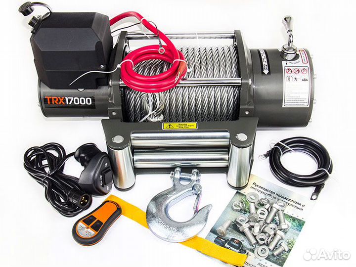 Лебедка для эвакуатора 4Revo 17000 24V