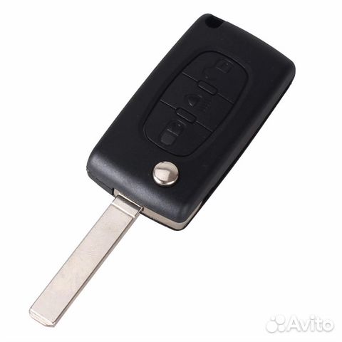 Корпус ключа Citroen 3 кнопки VA2/HU83
