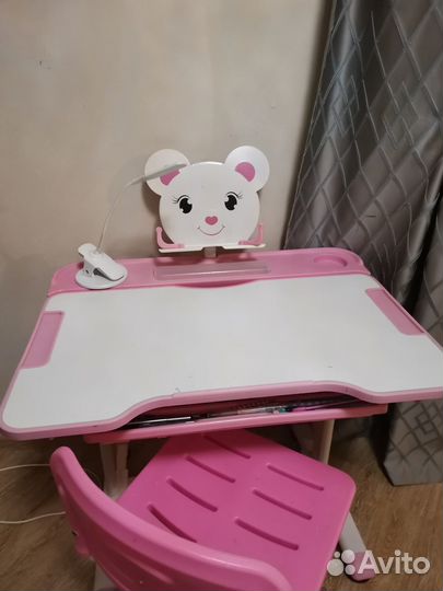 Растущая парта и стул бу