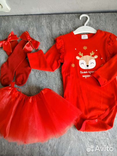 Новогодний костюм для девочки 86