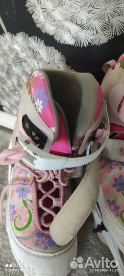 Роликовые коньки детские раздвижные