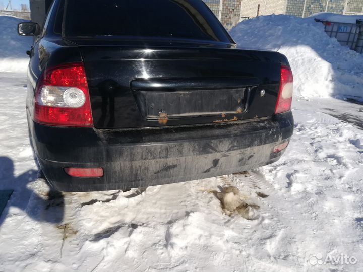 Бампер задний Лада Приора седан